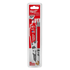 Milwaukee - The Ax™ with Carbide Teeth Wood Demolition SAWZALL™  Blade 150mm Pkt 3 | 48005321