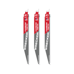 Milwaukee - The Wrecker™ with Carbide Teeth SAWZALL® Blade 230mm 3Pkt | 48005342