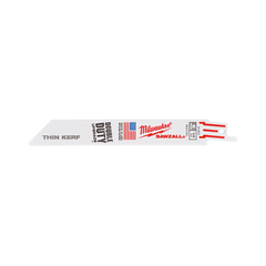 Milwaukee - Sawzall Thin Kerf Metal 150mm 6" 14TPI Blade 50 Pack | 48016182