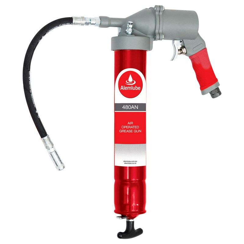 Alemlube - Air Operated Grease Gun, Single Shot Or Continuous Flow – 3,920Psi | 480AN