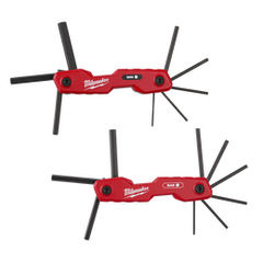 Milwaukee - 17 Piece Metric/SAE Folding Hex Key Set | 48222183