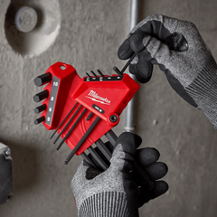 Milwaukee - 9PC Metric L-Style with Ball End HEX Key Set | 48222186