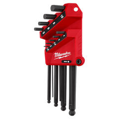 Milwaukee - 9PC Metric L-Style with Ball End HEX Key Set | 48222186
