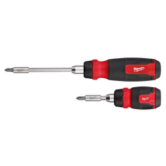 Milwaukee - 2pc 14-in-1 Ratcheting Multi-Bit & 8-in-1 Ratcheting Compact Multi-bit Screwdriver Set | 48222905