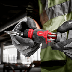 Milwaukee - 8-in-1 Ratcheting Compact Multi-Bit Screwdriver | 48222913