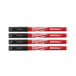 Milwaukee  INKZALL™ Ultra Fine Pt Pen Black 4pk