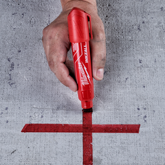 Milwaukee - Inkzall XL Chis Tip Mrkr 14.5mm Red 12pk | 48223266