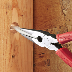 Milwaukee - Long Nose Pliers 200mm (8") | 48226101