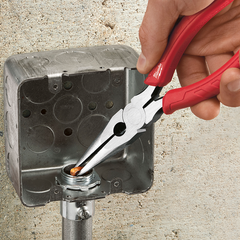 Milwaukee - Long Nose Pliers 200mm (8") | 48226101
