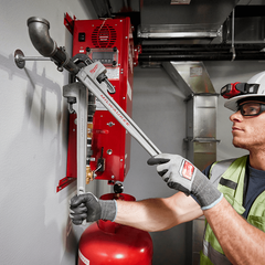 Milwaukee - Aluminum Pipe Wrench Power Length Handle (14") | 48227215