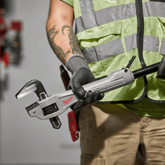 Cheater Pipe Wrench Aluminum Offset | 48227322
