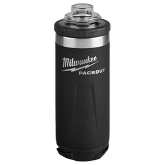 Milwaukee - PACKOUT Bottle 532ml (18oz) Chug Lid Black | 48228382B
