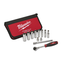 Milwaukee - 3/8" Drive 12pc SAE Socket Set | 48229000