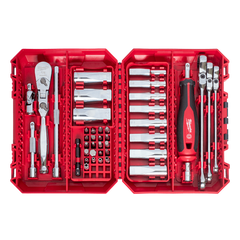 Milwaukee - 1/4" Drive 42 Piece Premium Metric Socket, Bit & Wrench Set | 48229198
