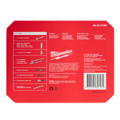 Milwaukee - 1/4" Drive 42 Piece Premium Metric Socket, Bit & Wrench Set | 48229198