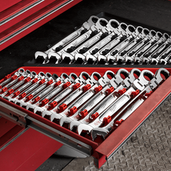 Milwaukee - 15pc Flex-Head Ratcheting Wrench Set - SAE | 48229413