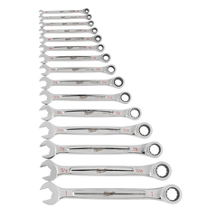 Milwaukee - 15pc Ratcheting Combination Wrench Set - SAE | 48229416
