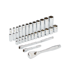 Milwaukee - 1/4" Drive 28pc Ratchet & Socket Set Metric | 48229504