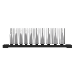 Milwaukee - 3/8" Drive 10pc Metric Deep Socket Set with Storage Rail | 48229505