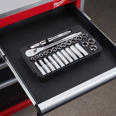 Milwaukee - 1/2" Drive 28pc Ratchet & Socket Set Metric | 48229510