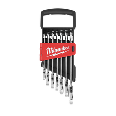 Milwaukee - 7pc Flex-Head Ratcheting Wrench Set - Metric | 48229529