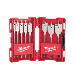 Milwaukee - 8pcs Timber Spade Bit Set (12mm - 14mm - 16mm - 18mm - 20mm - 22mm - 25mm - 32mm) | 48270145