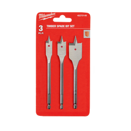 Milwaukee - 3pcs Timber Spade Bit Set  (16mm, 19mm, 25mm) | 48270149