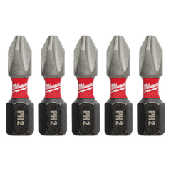 Milwaukee - SHOCKWAVE Insert Bit Phillips #2 Pkt 5 | 48324601