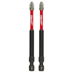 Milwaukee - SHOCKWAVE Power Bit Phillips #2 89mm (3-1/2")2pk | 48324662