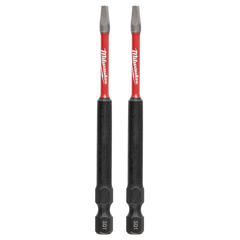 Milwaukee - SHOCKWAVE Powe Bit Square Recess #1 89mm (3-1.2") 2pk | 48324670