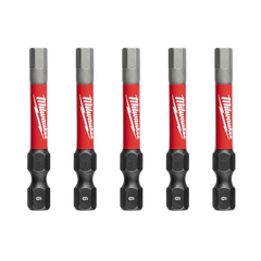 Milwaukee - SHOCKWAVE Power Bit Hex 6mm 50mm (2") Pkt 5 | 48324690