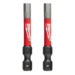 Milwaukee - SHOCKWAVE Power Bit Hex 6mm 50mm (2") 2PK | 48324738