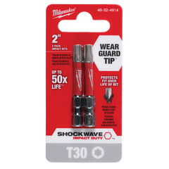 Milwaukee - SHOCKWAVE Power Bit Torx T30 50mm (2") 2Pk | 48324914