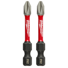 Milwaukee - SHOCKWAVE Power Bit Phillips #2 50mm (2") 2pk | 48324962