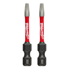 Milwaukee - SHOCKWAVE Power Bit Square Recess #1 50mm (2") 2pk | 48324971