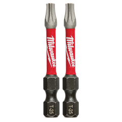 Milwaukee - SHOCKWAVE Power Bit Torx T25 50mm (2") 2Pk | 48324985