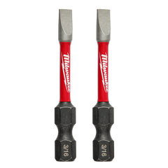 Milwaukee - SHOCKWAVE Power Bit Slotted 3/16" 50mm (2") 2PK | 48325019