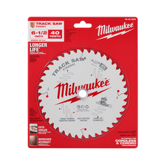 Milwaukee - 165mm 6-1/2" 40T Wood Track Saw Blade Finish | 48400625