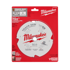 Milwaukee - 160mm 6-1/2" 4T Fibre Cement Track Saw Blade Pcd | 48400670