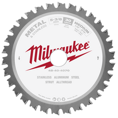 Milwaukee - 137mm (5-3/8") 30T Metal & Stainless Circular Saw Blade (Suits M18FMCS-0) | 48404070