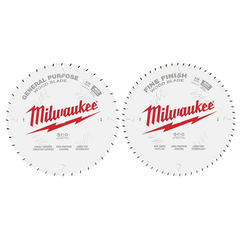 Milwaukee - 10" 254mm 40T + 60T Two Pack Blades | 48408036