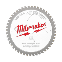 Milwaukee - 184mm (7-1/4") 48T Metal Circular Saw Blade | 48408237