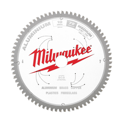 Milwaukee - 254mm (10") 72T Aluminium Circular Saw Blade | 48408360