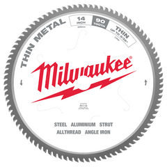 Milwaukee - 355mm (14") 90T Thin Metal Circular Saw Blade | 48408510