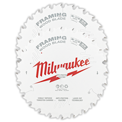 Milwaukee - 6-1/2" 165mm 24T Wood Circular Saw Blade Framing 2 Pack | 48418621