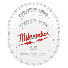 Milwaukee - 6-1/2" 165mm Wood Circular Saw Blade Set - 24T Framing & 40T Fine Finish | 48418632
