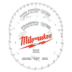 Milwaukee - 7-1/4" 184mm Wood Circular Saw Blade Set - 24T Framing & 40T Fine Finish | 48418732