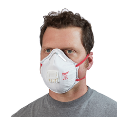 Milwaukee - N95 Disposable Valved Respirators with Gasket 1 Pack | 48734001
