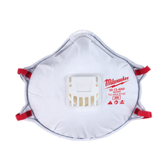 Milwaukee - N95 Disposable Valved Respirators with Gasket 1 Pack | 48734001