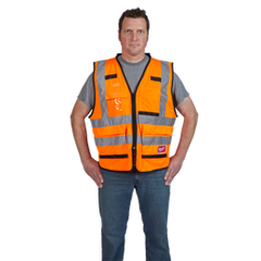 Premium High Visibility Vest - Orange - Size L/XL | 48735052